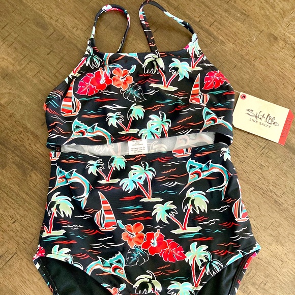 Salt Life Youth Swim Suit-NWT - Picture 1 of 2